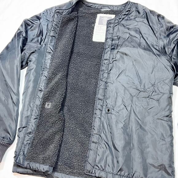 L.O.G.G x H&M Cargo Utility Jacket Type L-26 Men XL Black Open Front Eyelets - Picture 4 of 8